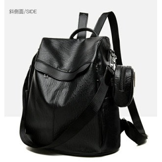 Tas wanita ransel stylish 2in1-Black